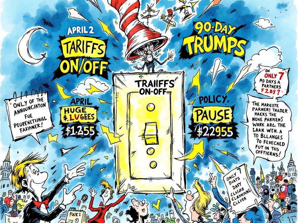 Trumpy-Wumpy's 90-day flip-flop just 7 days after Liberation Day