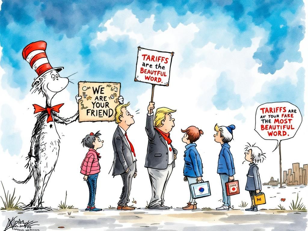 Allied nations Canada EU Japan Korea shocked to receive same tariffs as adversaries