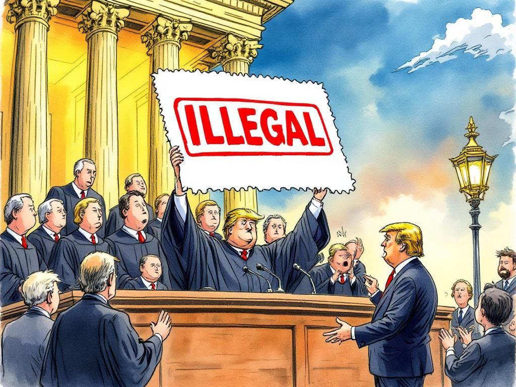 Supreme Court ruling IEEPA tariffs unconstitutional requiring $166 billion refund